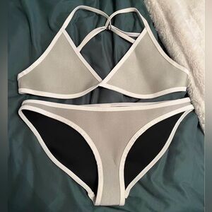 Grey Hoaka neoprene bikini